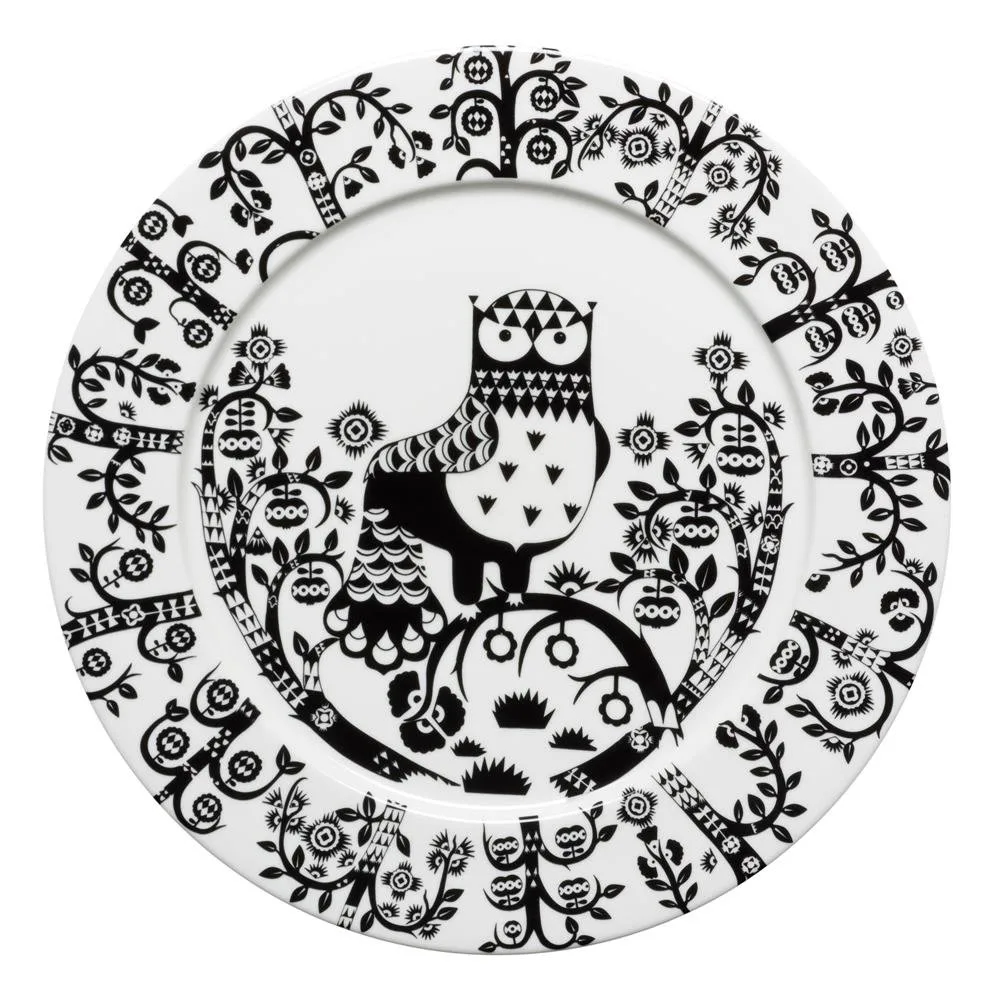 Taika bord 30 cm., zwart Iittala