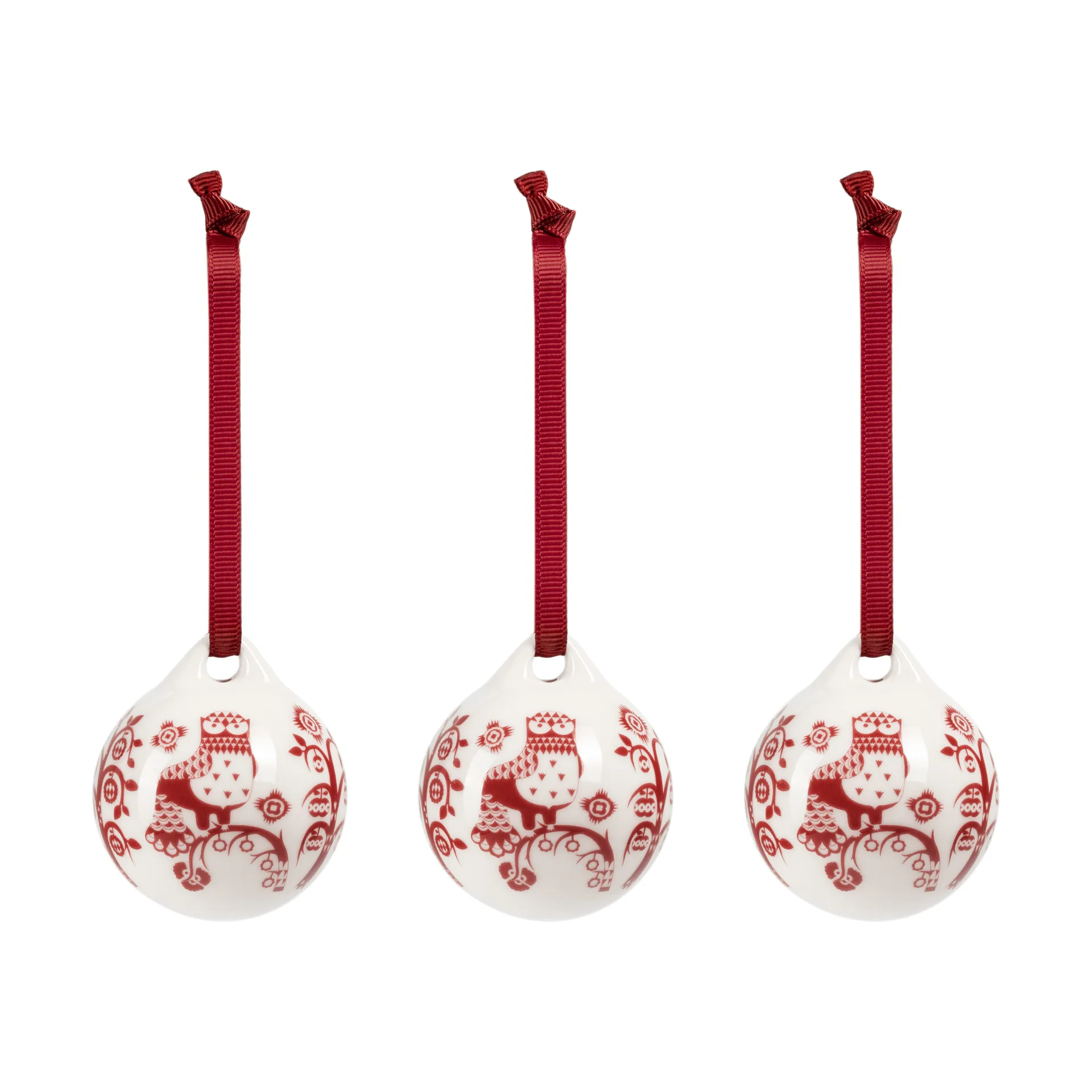 Taika decoratie, Granaatrood, 5 cm, 3-pack Iittala