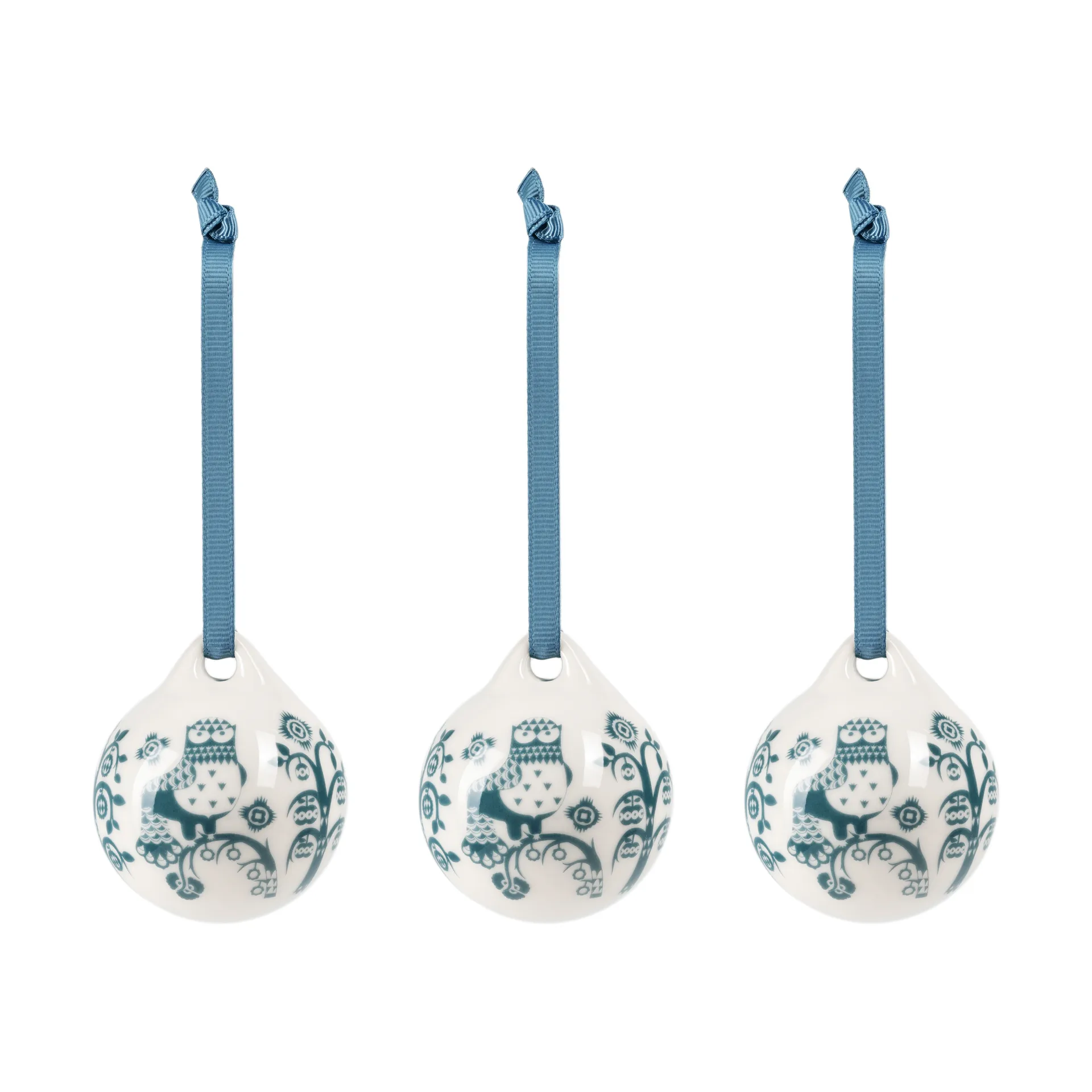Taika decoratie, Staalblauw, 5 cm, 3-pack Iittala