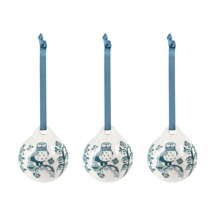 Taika decoratie - Staalblauw, 5 cm, 3-pack - Iittala