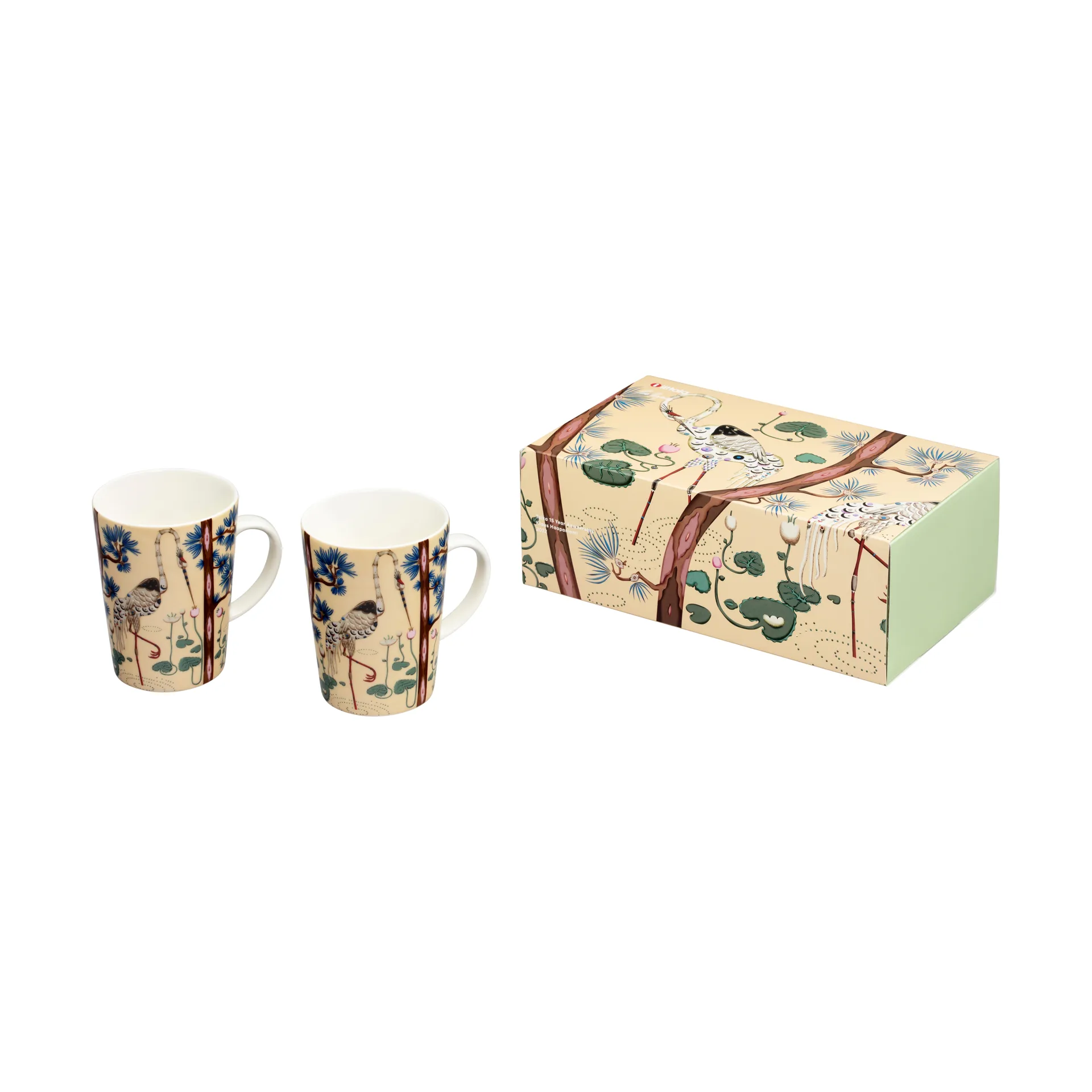 Taika mok 40 cl 15-jarig jubileum 2-pack, Linnen Iittala