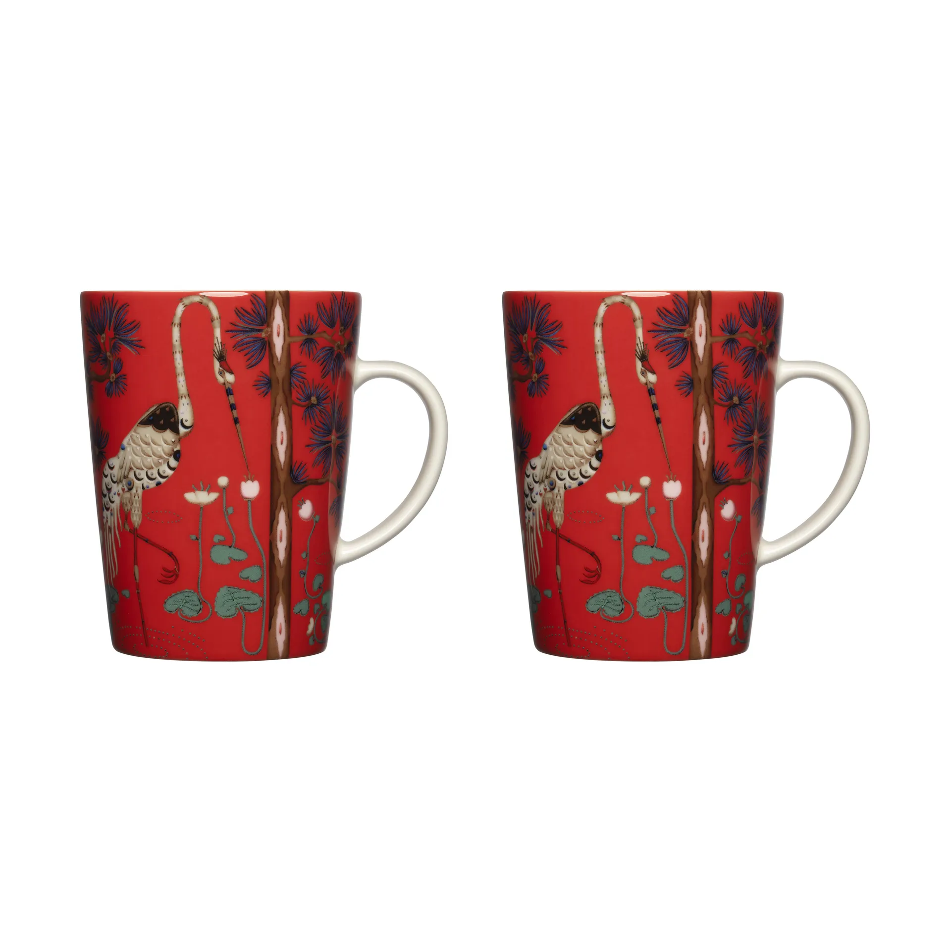 Taika mok 40 cl 15-jarig jubileum 2-pack, Rood Iittala