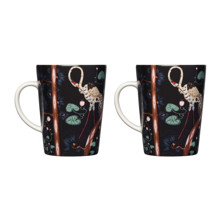 Taika mok 40 cl 15-jarig jubileum cadeauset 2-pack, Zwart Iittala