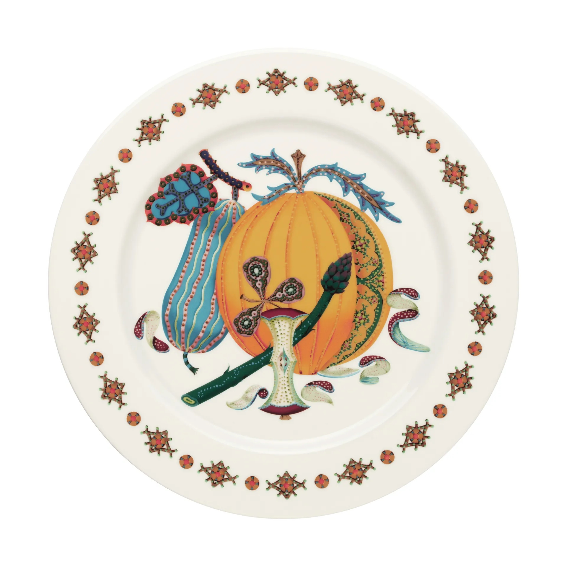 Taika Sato bord Ø30 cm, Wit-multi Iittala