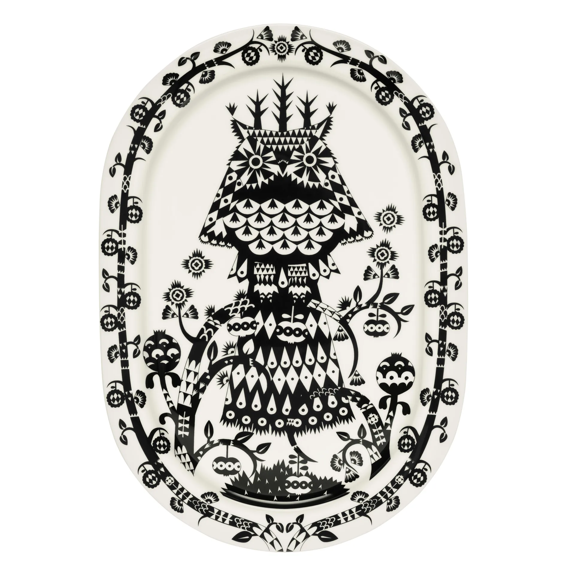Taika serveerbord, zwart Iittala