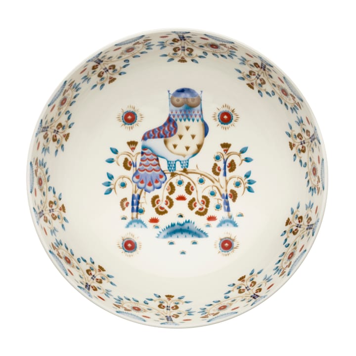 Taika serveerschaal 1,45 l. - wit patroon - Iittala