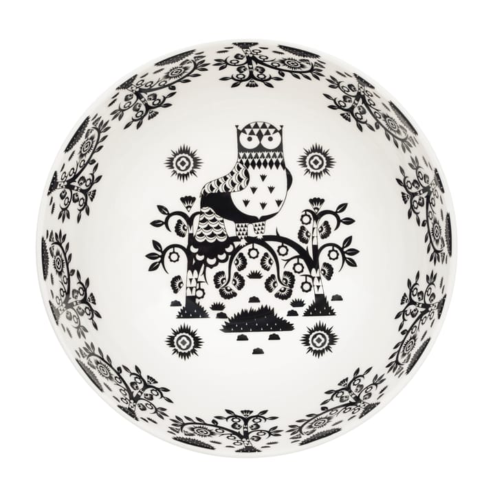 Taika serveerschaal 1,45 l. - zwart patroon - Iittala