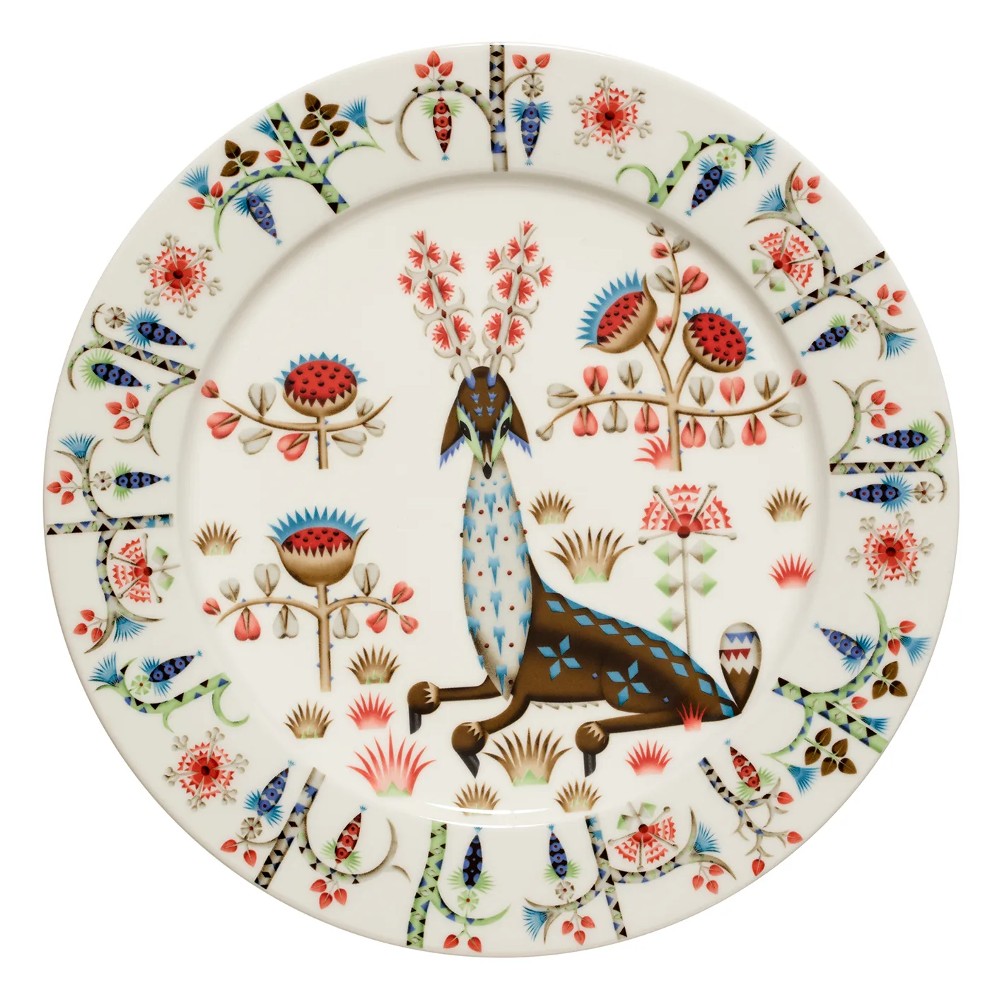 Taika Siimes bord 27 cm, Wit Iittala