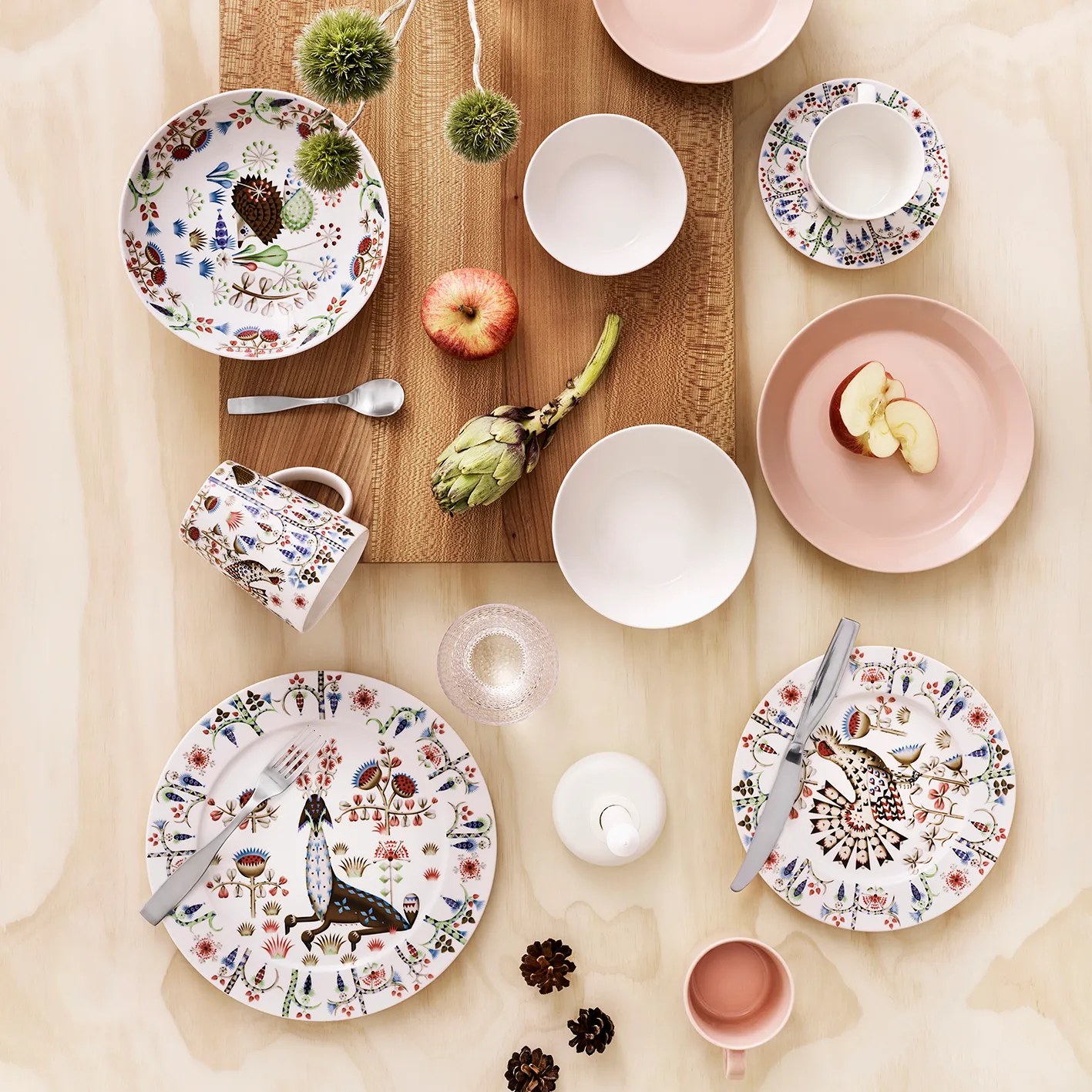 Taika Siimes bord 27 cm, Wit Iittala