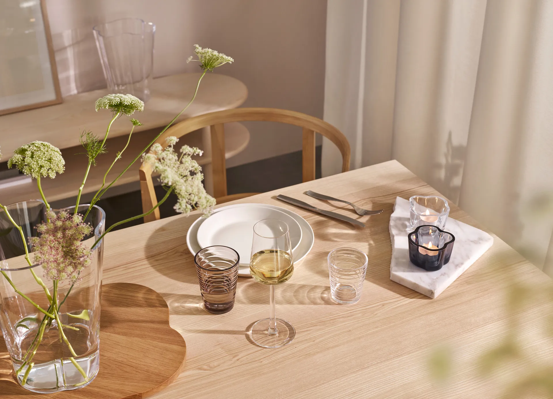 Teema bord Ø17 cm, wit Iittala