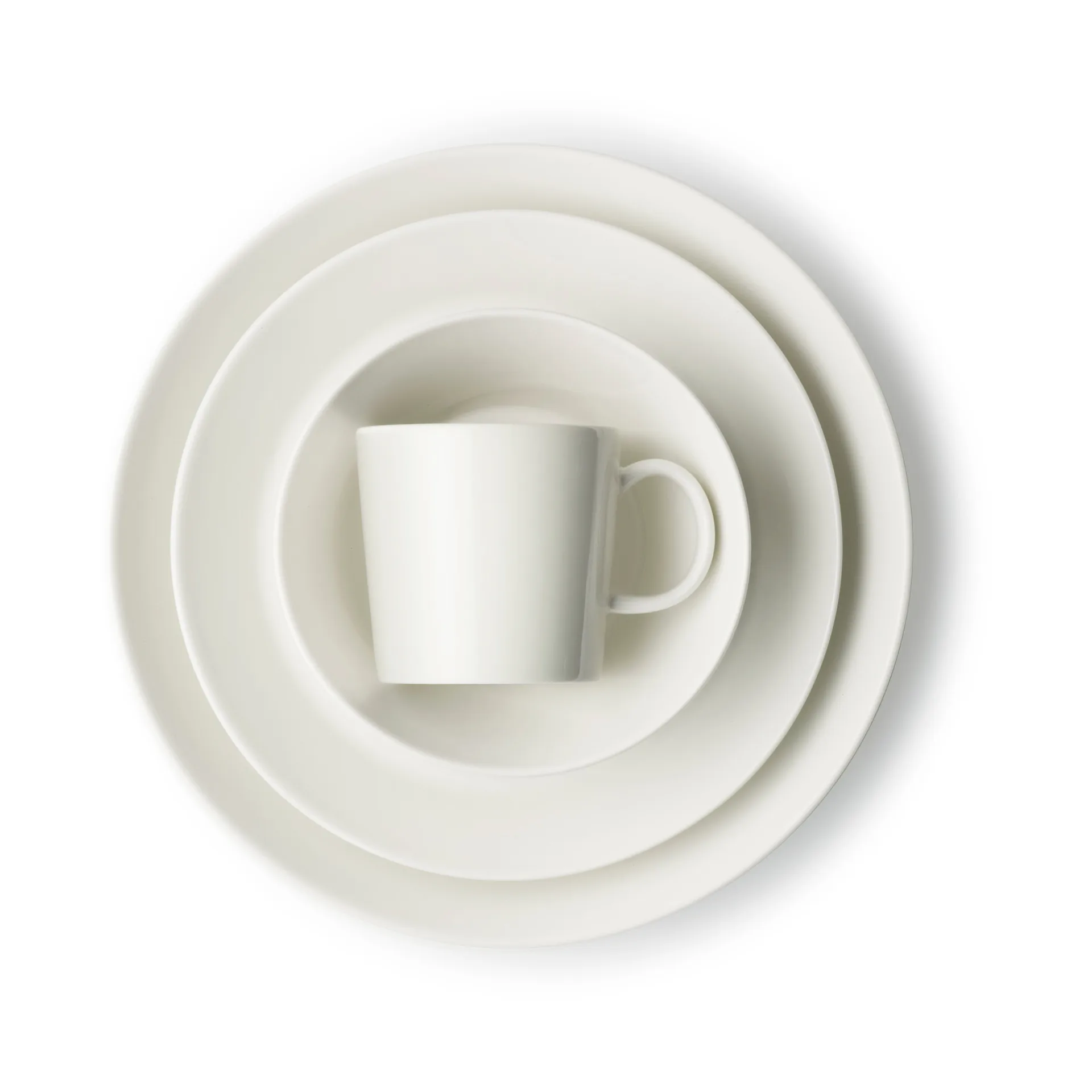 Teema bord Ø21 cm., wit Iittala
