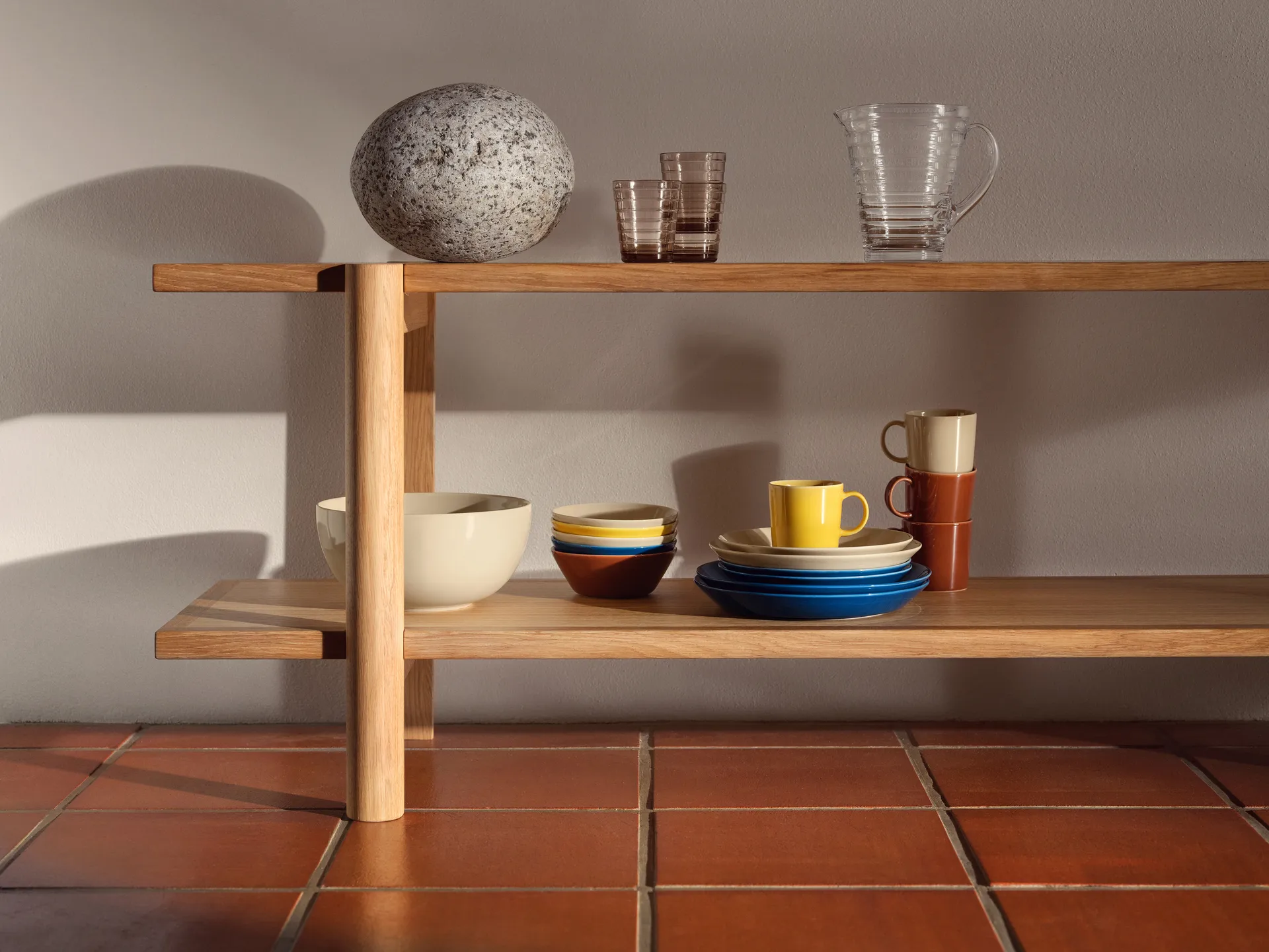 Teema bord Ø26 cm., Vintage blauw Iittala