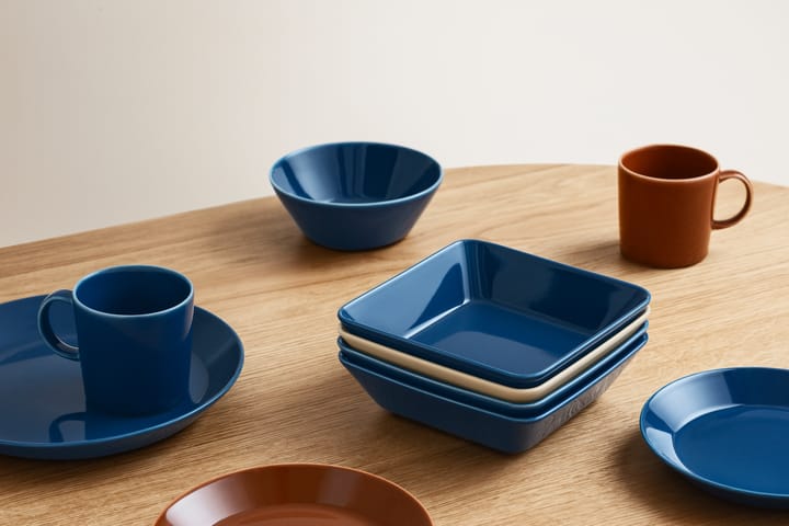 Teema bord vierkant 16 x 16 cm., Linnen Iittala