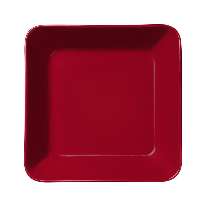 Teema bord vierkant 16 x 16 cm. - rood - Iittala