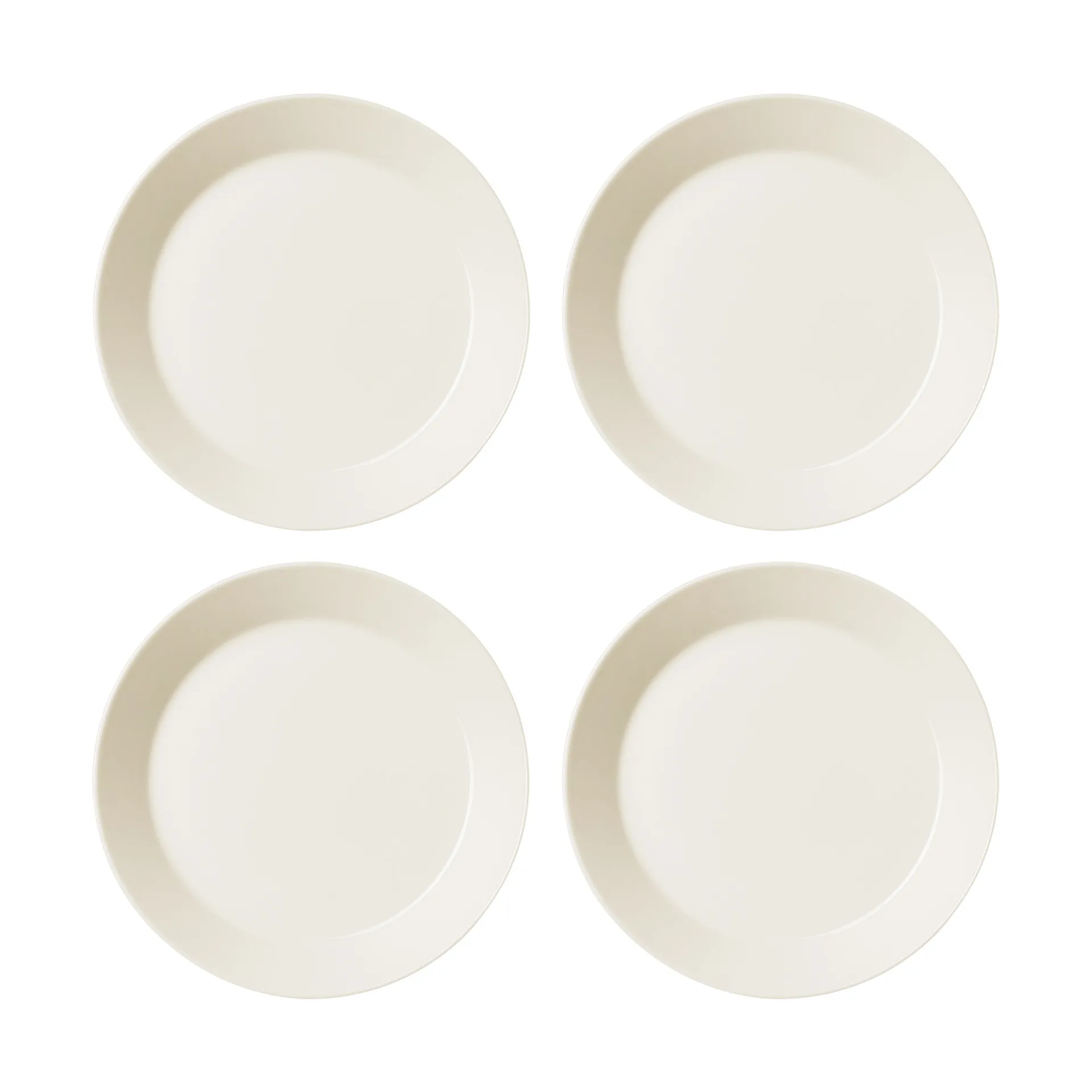 Teema bordje Ø21 cm 4-pack, Wit Iittala