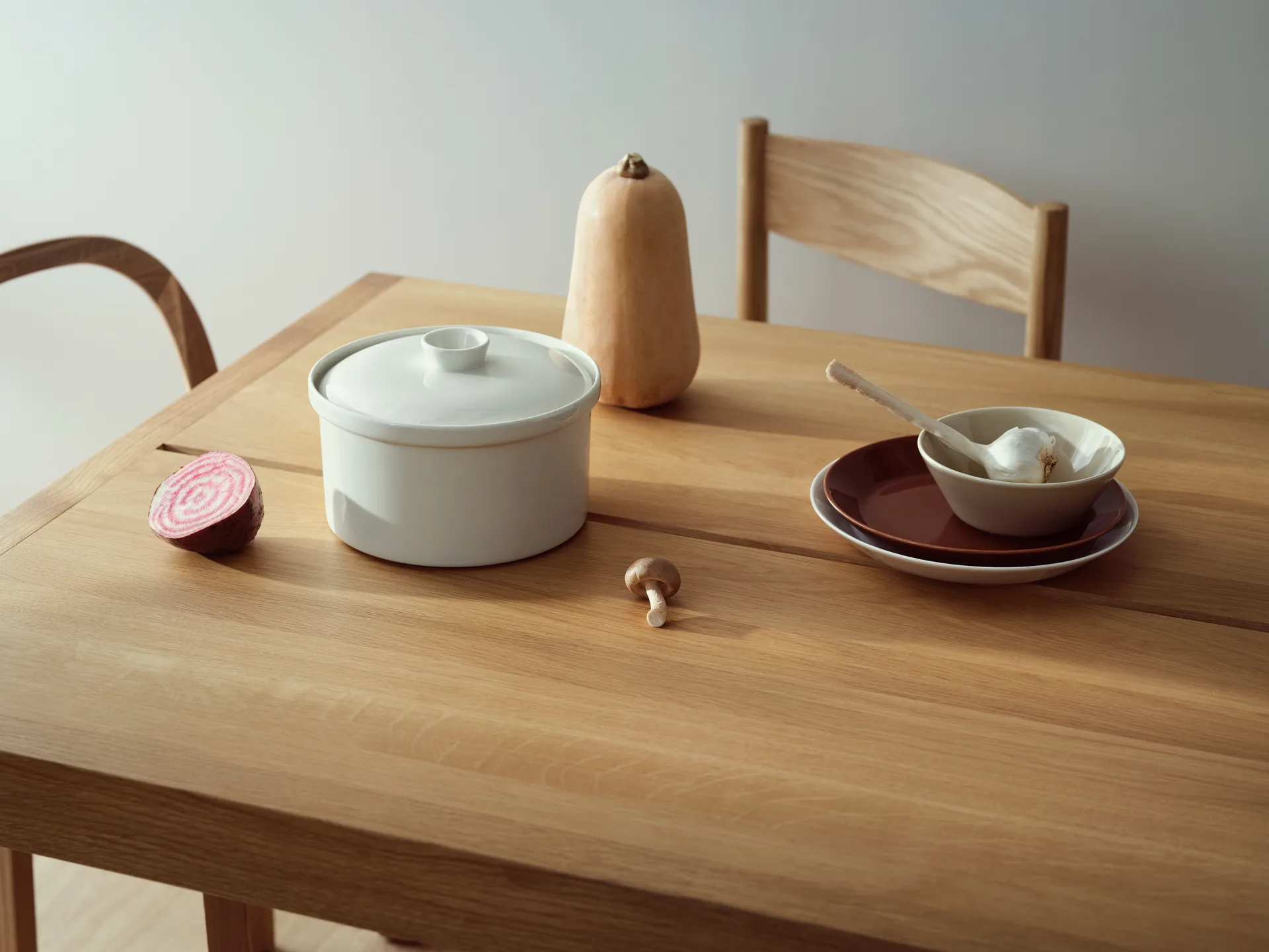 Teema braadpan met deksel 2,3 l, Wit Iittala