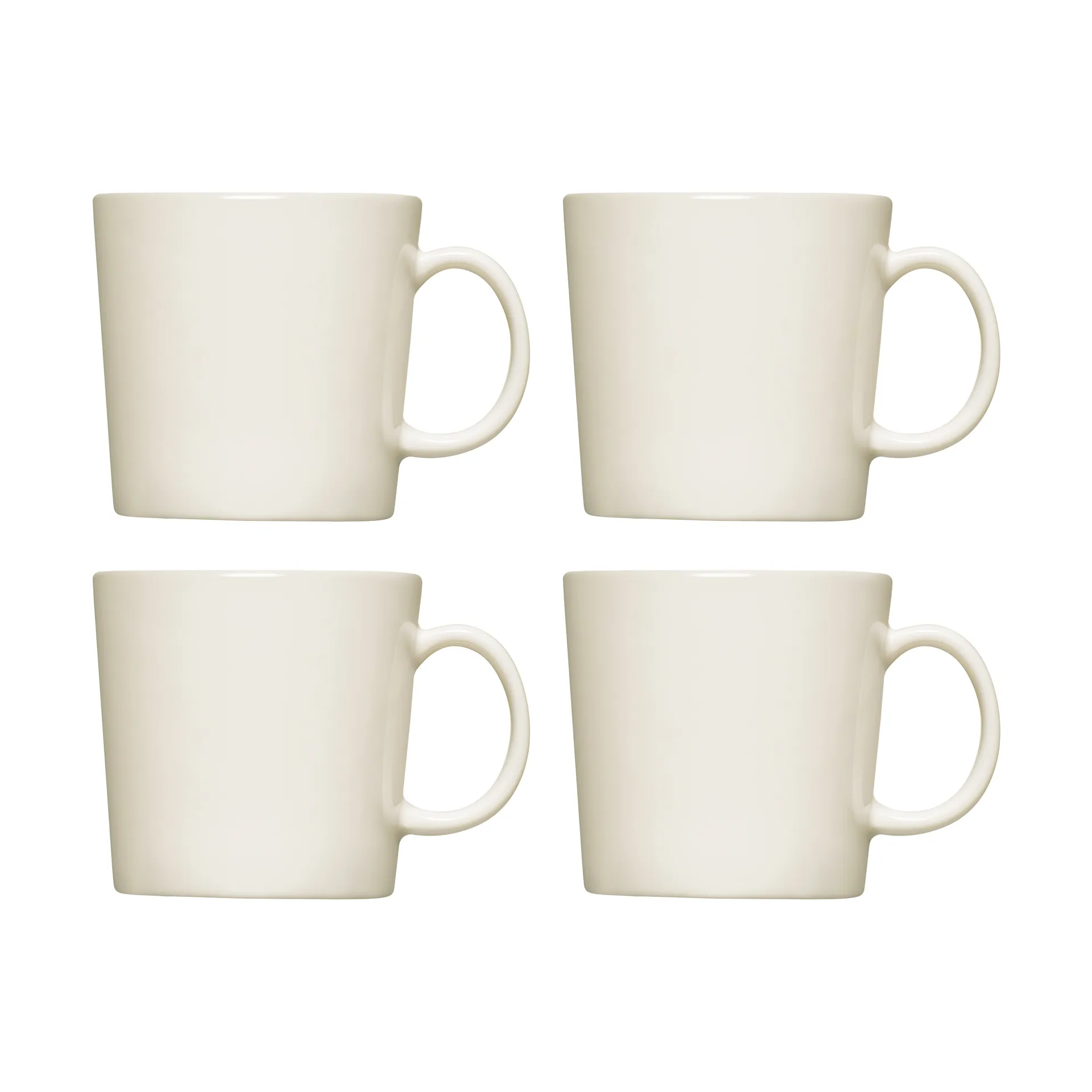 Teema mok 30 cl 4-pack, Wit Iittala