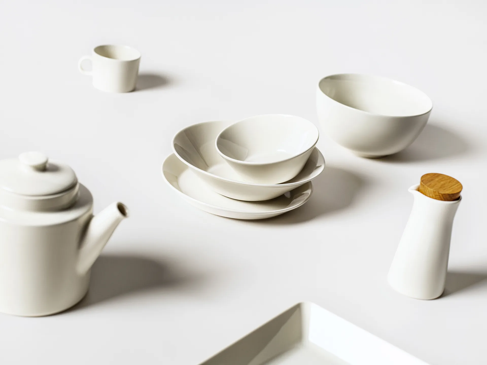 Teema schaal Ø21 cm., wit Iittala