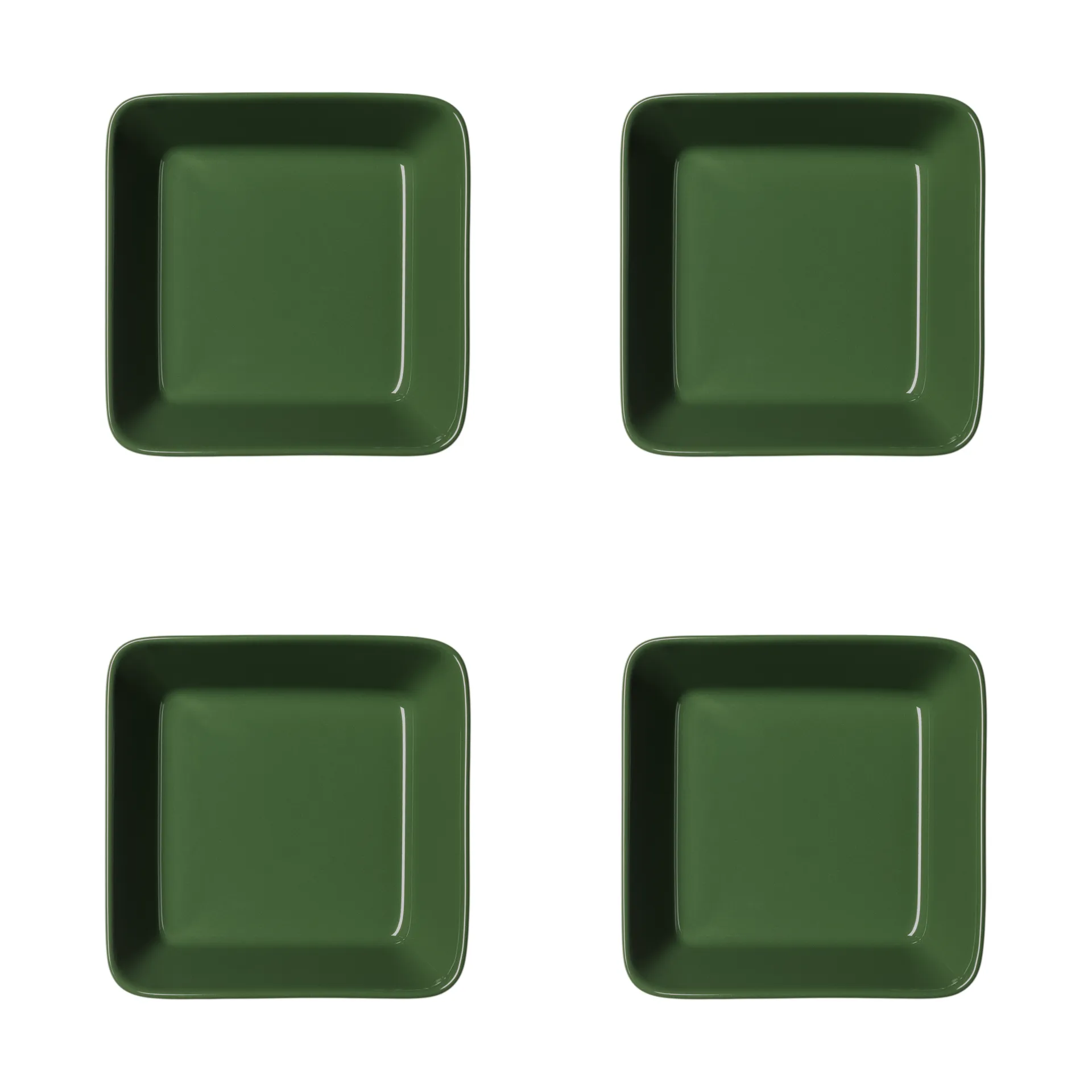Teema vierkant bord, Bosgroen, 12x12 cm 4-pack Iittala