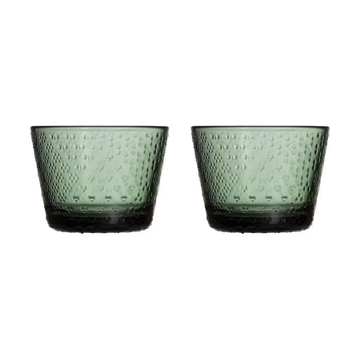 Tundra drinkglas 16 cl 2-pack - Dennengroen - Iittala