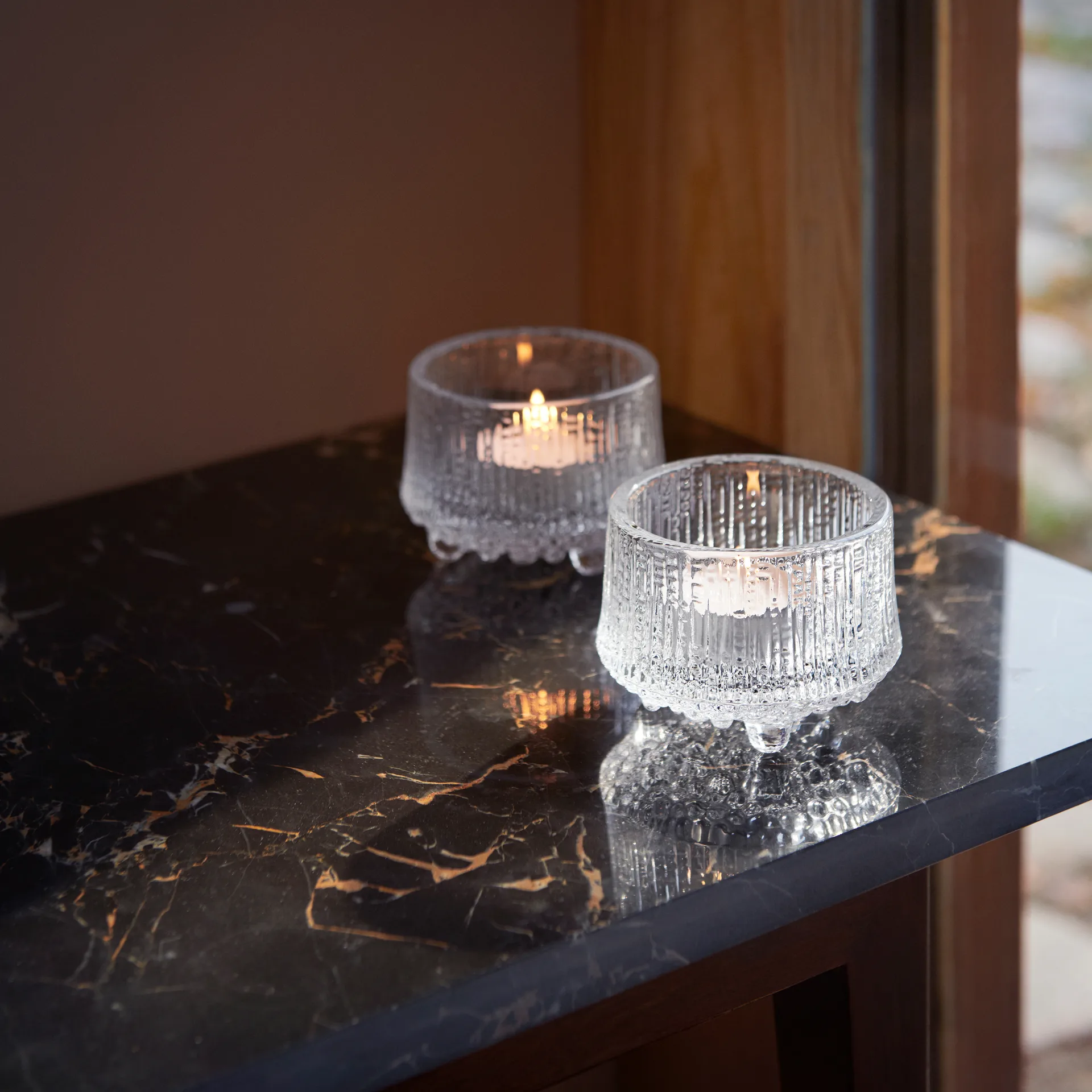 Ultima Thule kaarsenhouder 65 mm, Transparant Iittala
