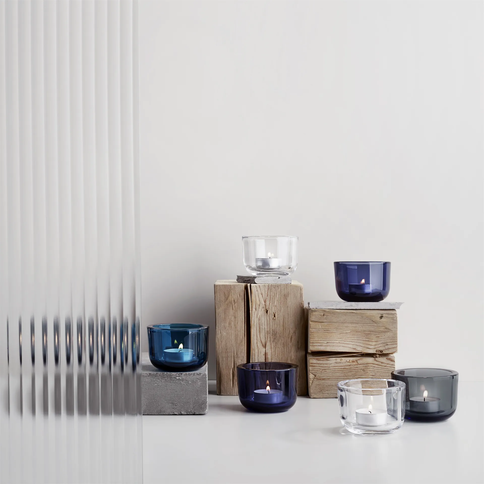 Valkea kaarsenhouder 60 mm, clear (helder) Iittala