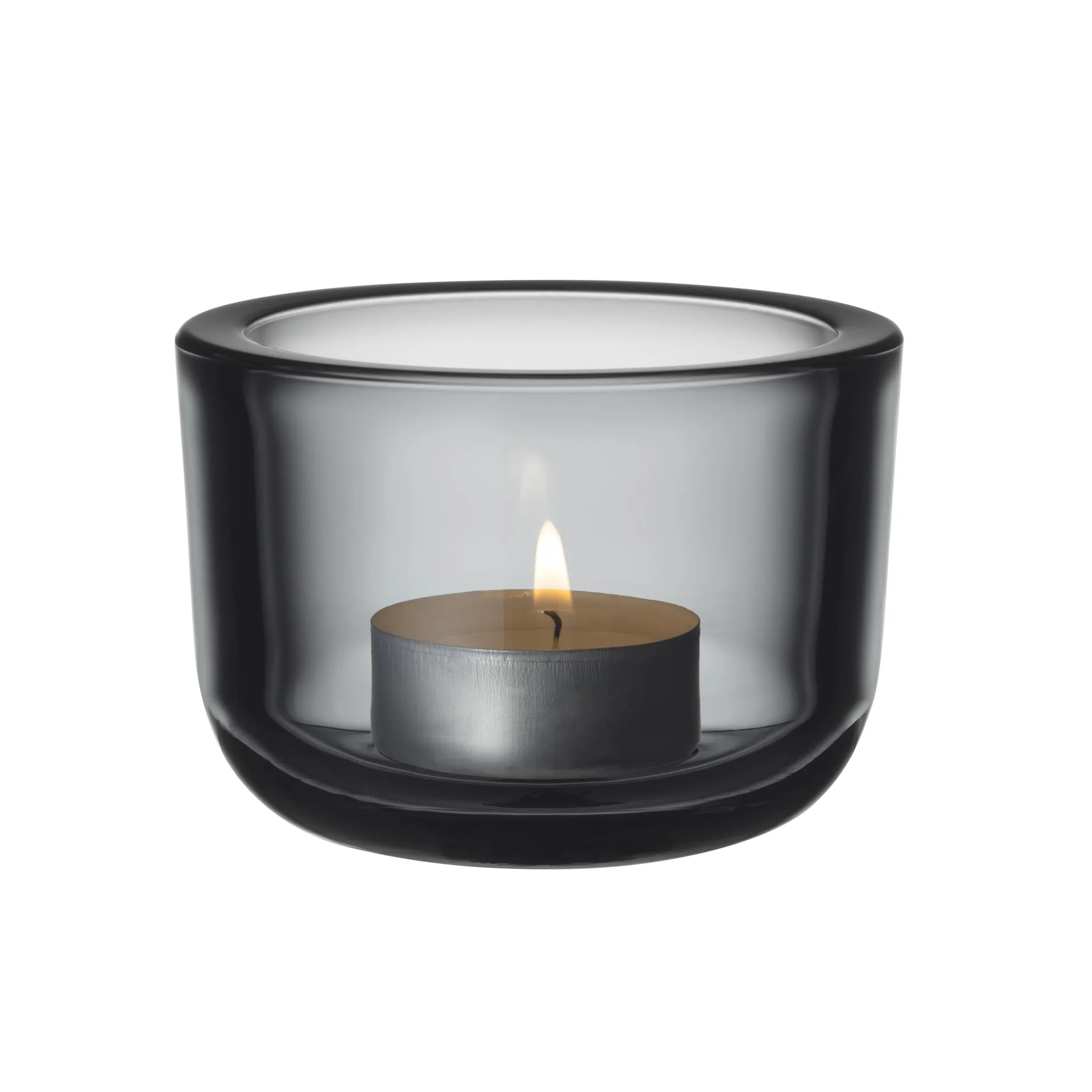 Valkea kaarsenhouder 60 mm, grey (grijs) Iittala