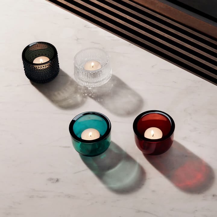 Valkea kaarsenhouder 60 mm, sea blue (zeeblauw) Iittala