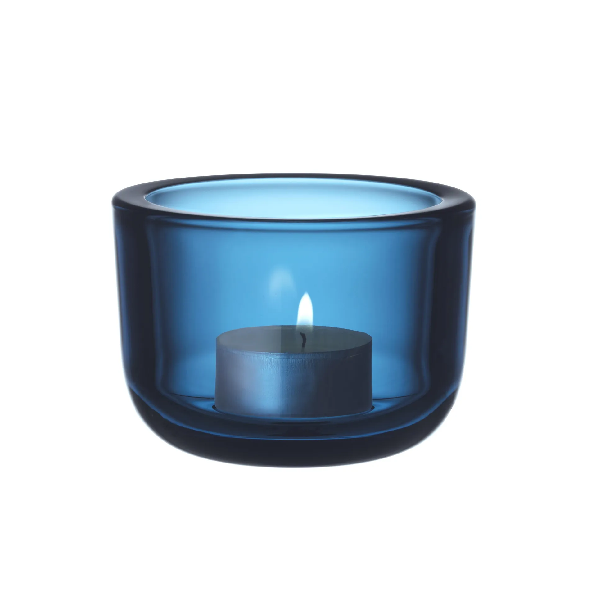 Valkea kaarsenhouder 60 mm, turquoise (blauw) Iittala