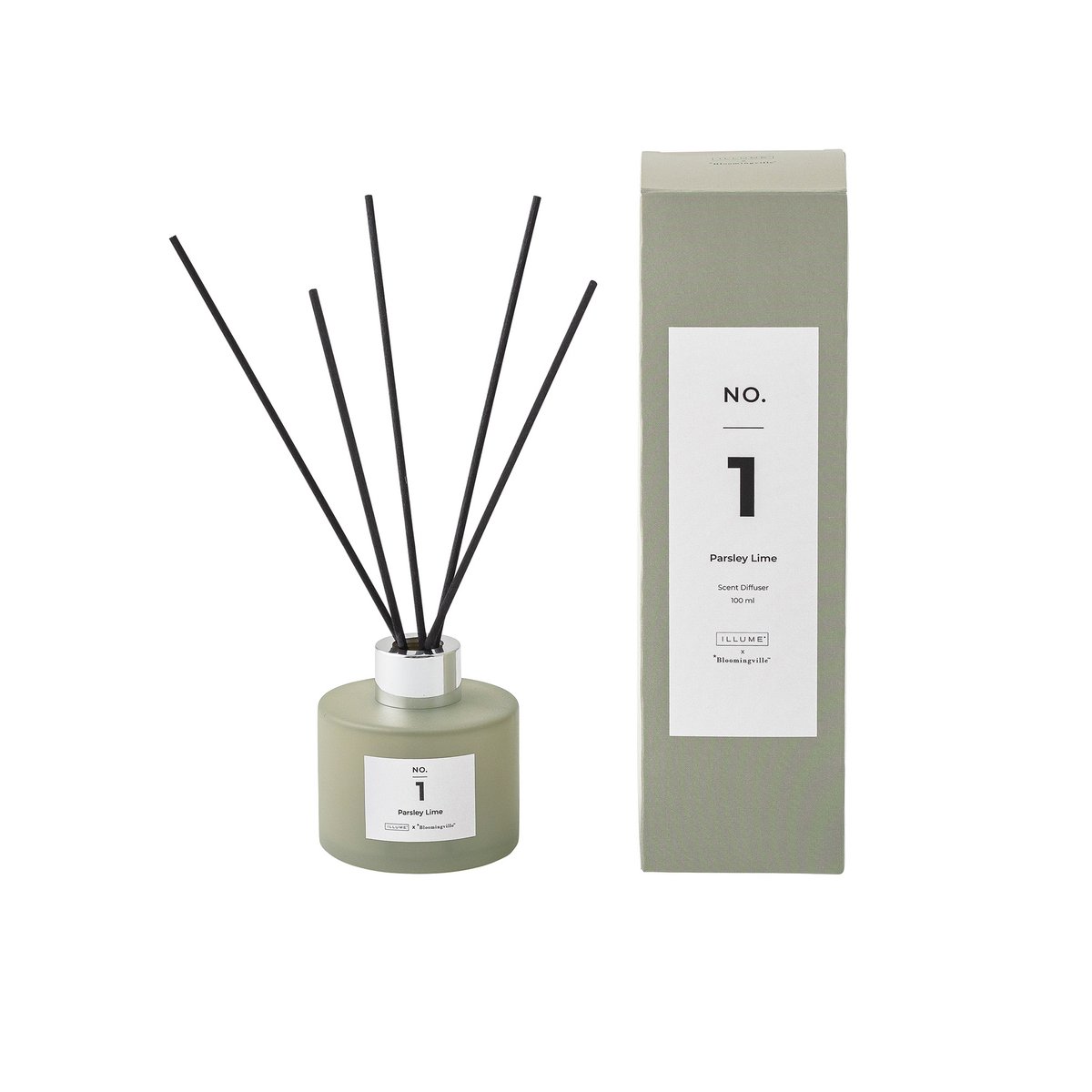 Illume x Bloomingville NO. 1 Parsley Lime geurstokjes 100 ml