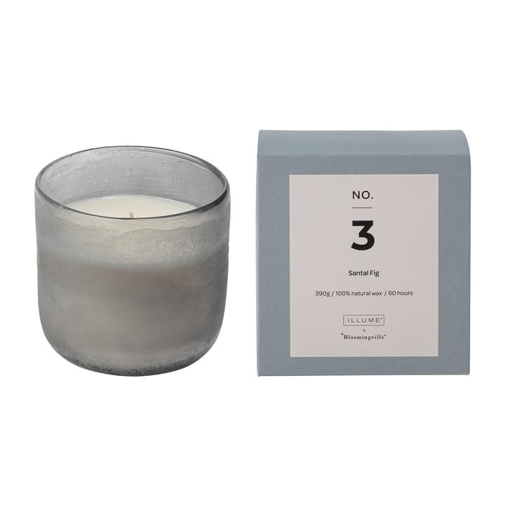 NO. 3 Santal Fig geurkaars - 390 g + Giftbox - Illume x Bloomingville