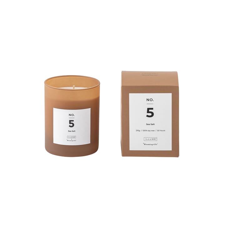 NO. 5 Sea Salt geurkaars - 200 g + Giftbox - Illume x Bloomingville