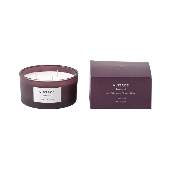 Vintage Cedarwood geurkaars - 250 g - Illume x Bloomingville