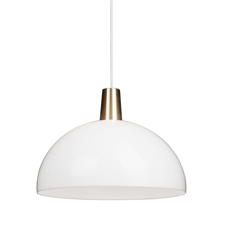 Kupoli hanglamp - wit, messingdetail - Innolux