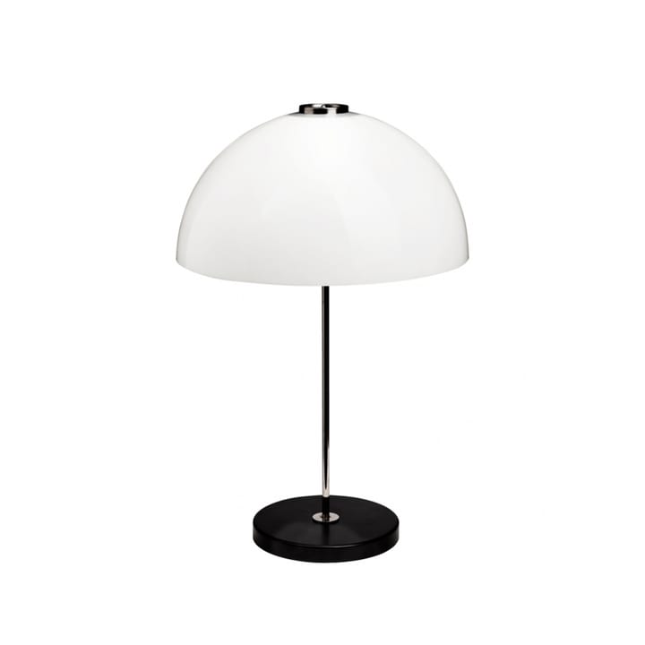 Kupoli tafellamp - Zwart-metalen details-witte lampenkap - Innolux