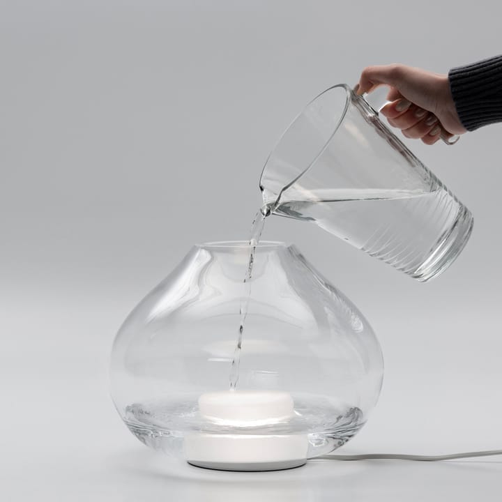 Sula tafellamp, transparant glas Innolux
