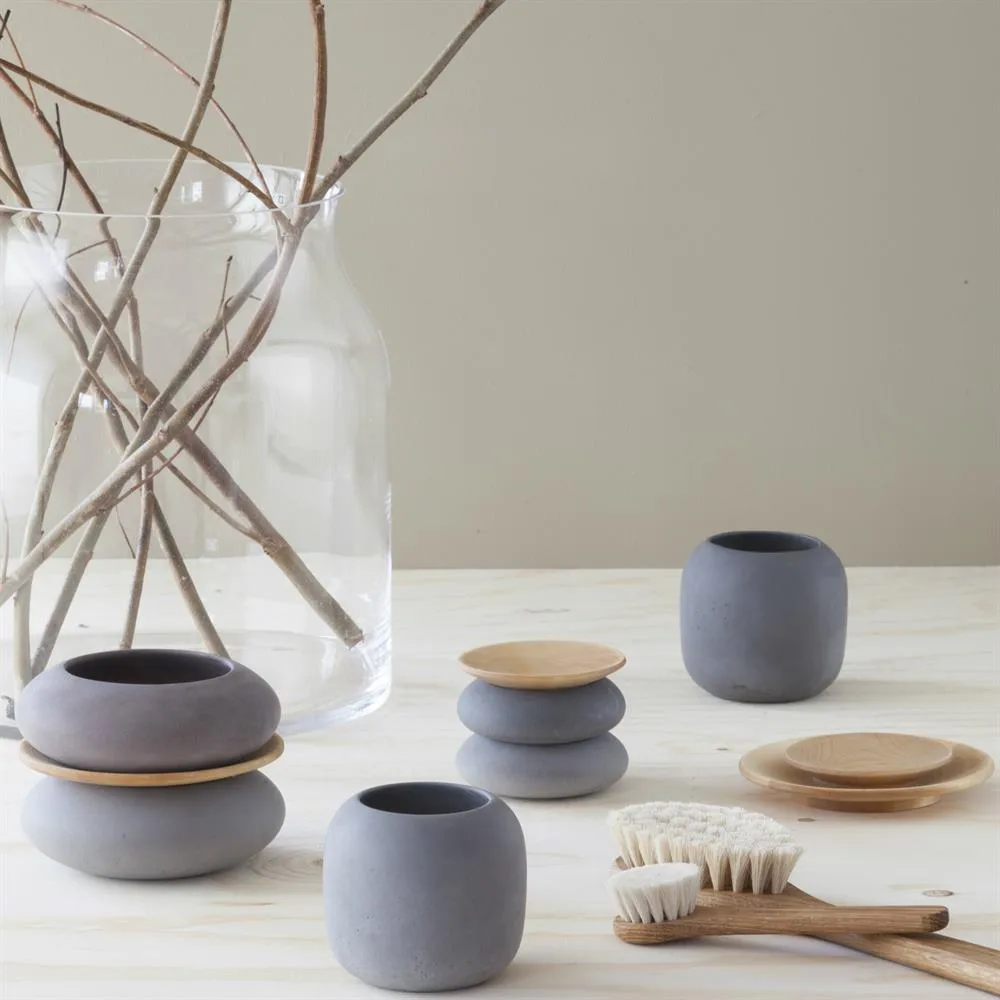 Iris hantverk gezichtsborstel, eikenhout Iris Hantverk