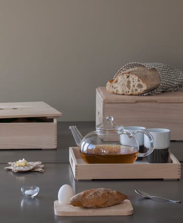 Iris Hantverk ontbijtplank & eierdop - Berken - Iris Hantverk