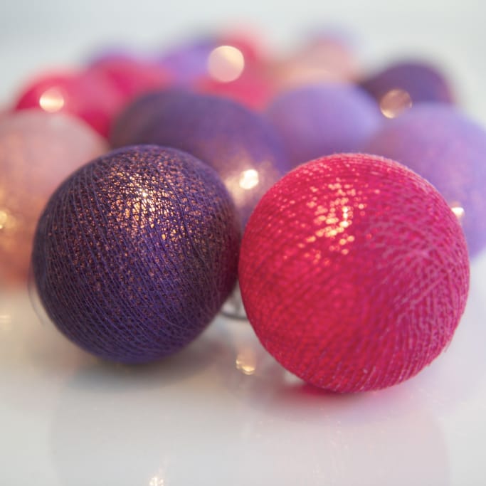 Irislights Vivid Violet, 35 ballen Irislights