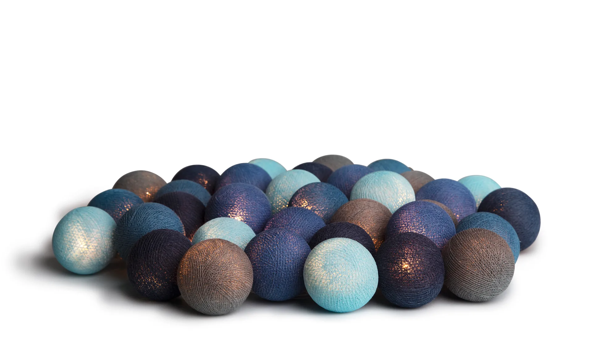 Ocean Blue 35-lichts 390 cm, Blauw Irislights