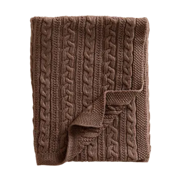 Babydeken gebreid merinowol 80x100 cm - Cookie - Jack o Juno