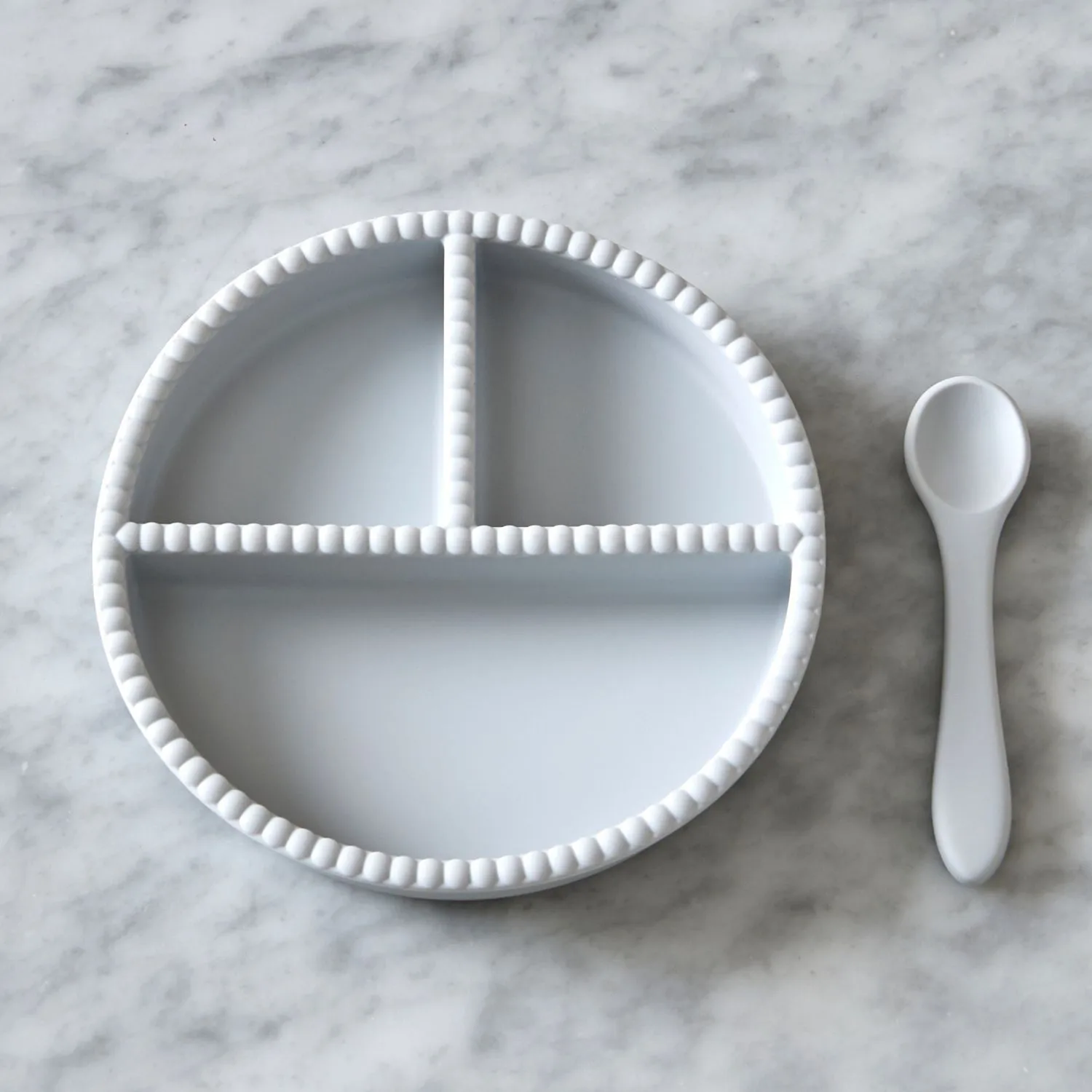 Little Bubble kinderservies 2-delig, Glacier grey Jack o Juno