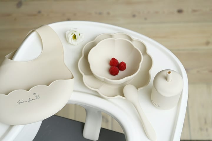 Little Poppy kinderservies 4-delig, Cream Jack o Juno