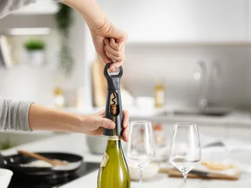 Barstar 3-in-1 kurkentrekker 18,5 cm - Grijs - Joseph Joseph