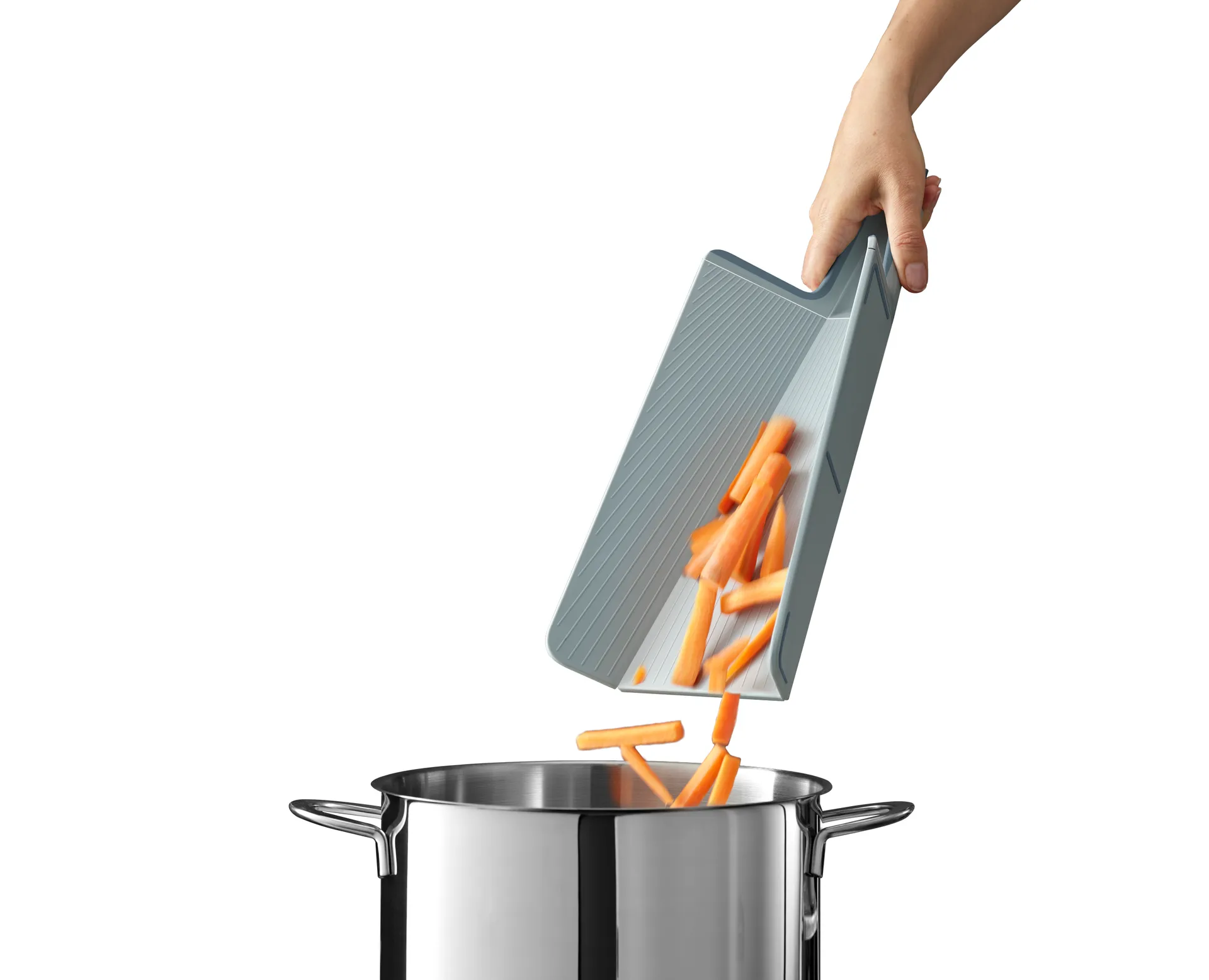 Chop2pot snijplank plus lichtblauw, Groot Joseph Joseph