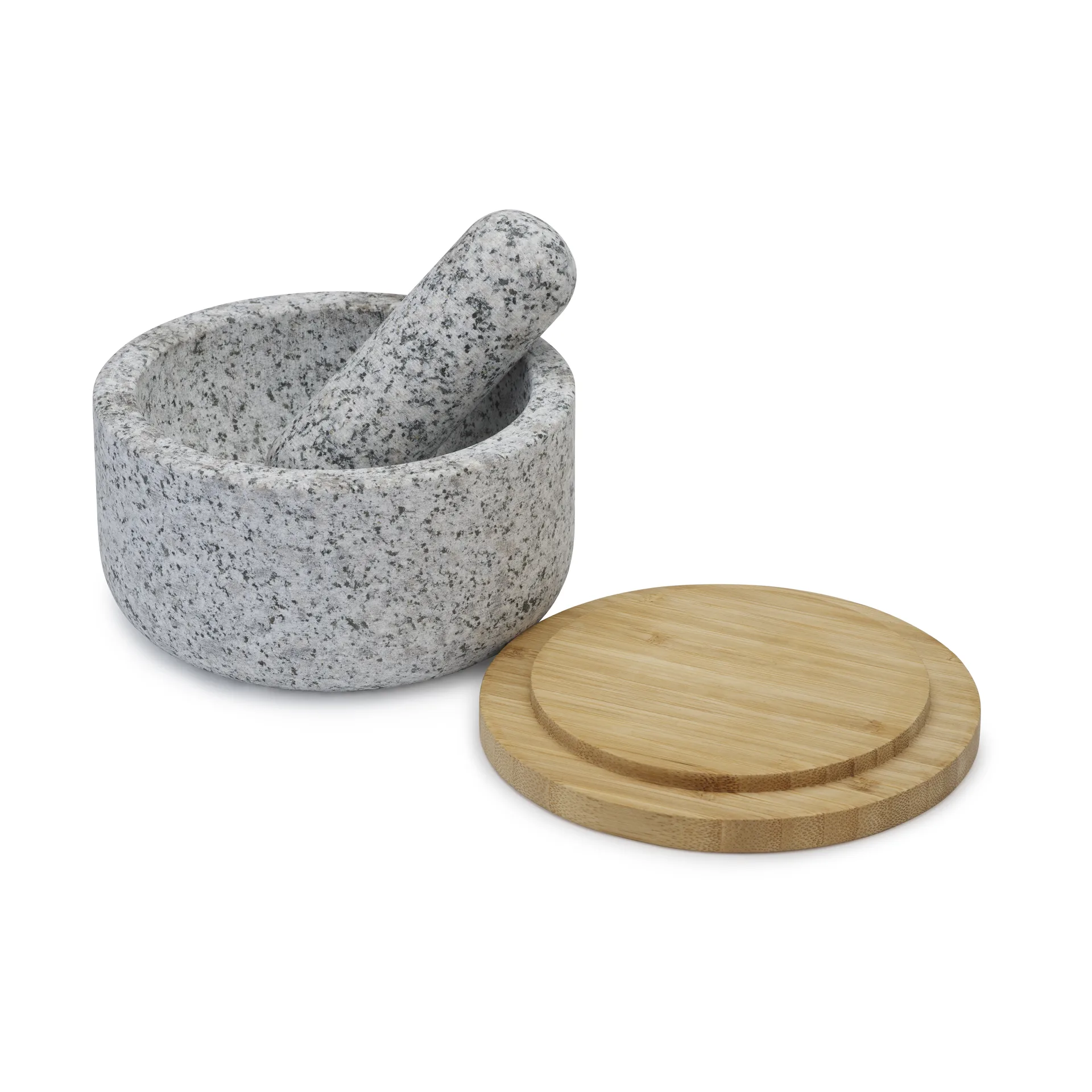 Dash mortel Ø15,5 cm, Granit-bamboe Joseph Joseph