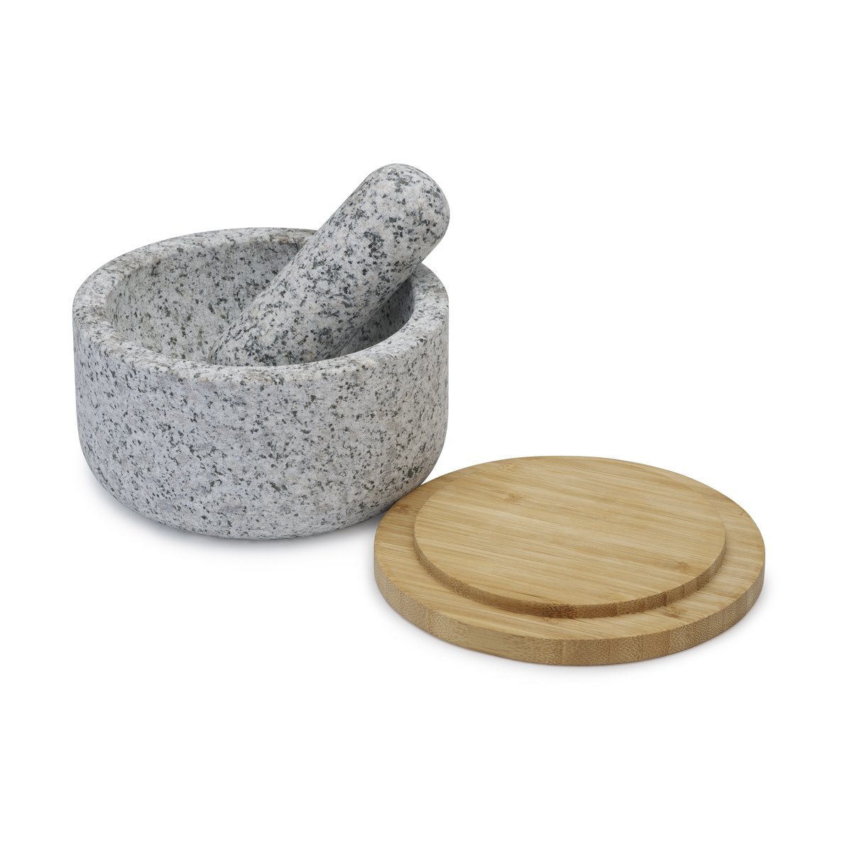 Joseph Joseph Dash mortel o15,5 cm Granit-bamboe | Scandinavisch Interieur | Vijzels & stampers | Grijs