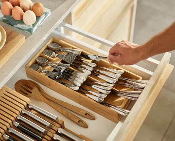 Drawerstore besteklade bamboe - Large - Joseph Joseph