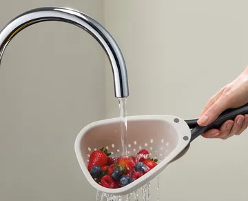 Droplet opvouwbaar vergiet stone - Mini - Joseph Joseph