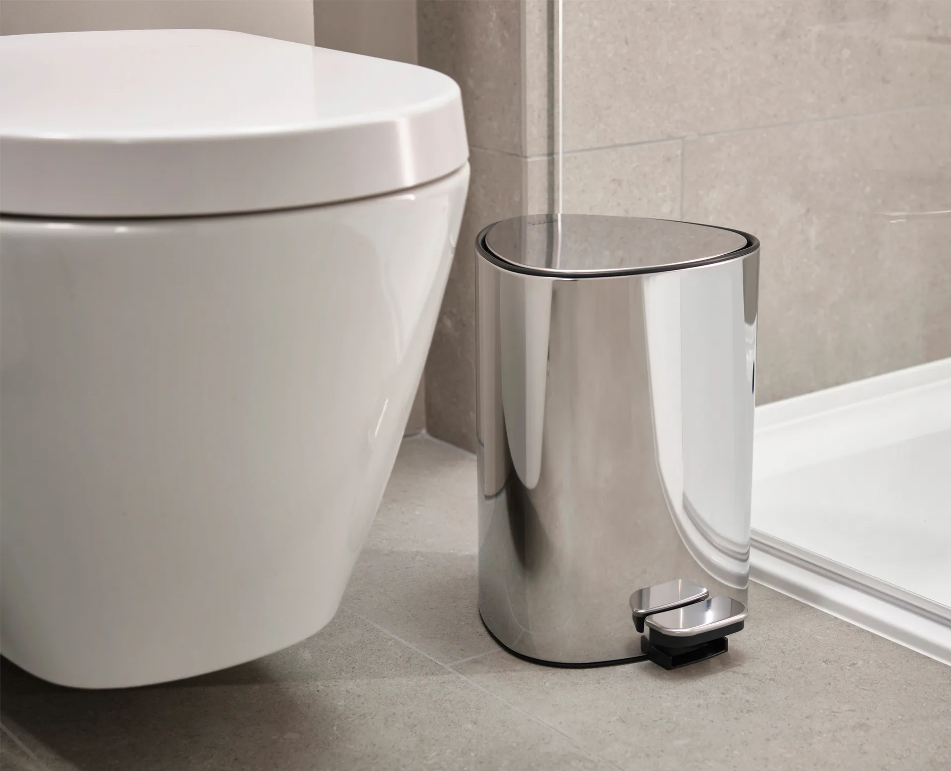 Easystore luxe pedaalemmer 5 L, Roestvrij staal Joseph Joseph